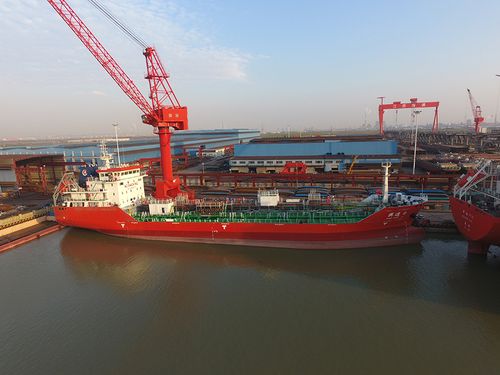海通海洋交付一艘5390dwt双相不锈钢化学品船_江苏海通海洋工程装备
